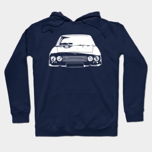 Jensen Interceptor 1960s British classic car monoblock white Hoodie